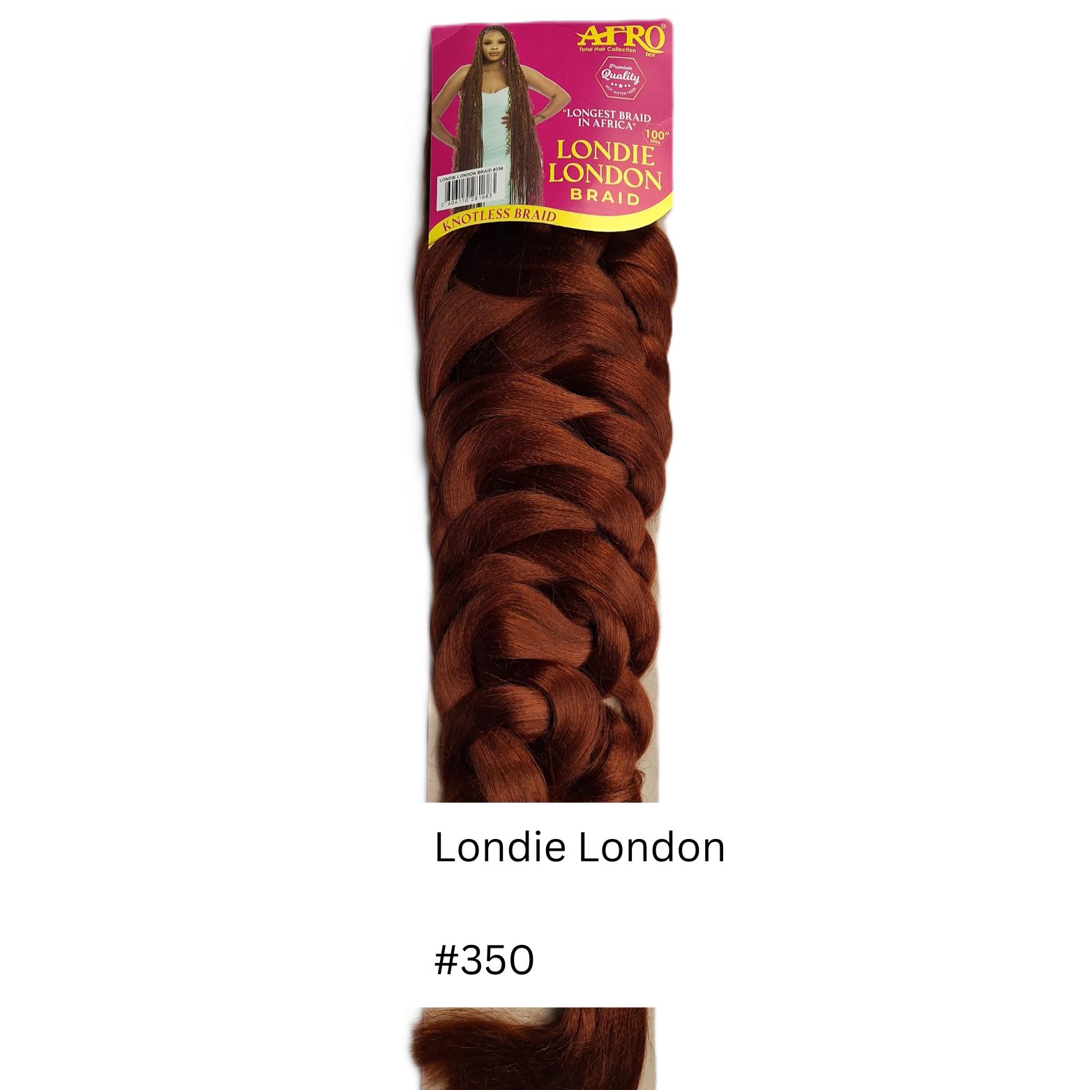 Londie London Braid 100'' | Tangle Free and Soft Touching | HO