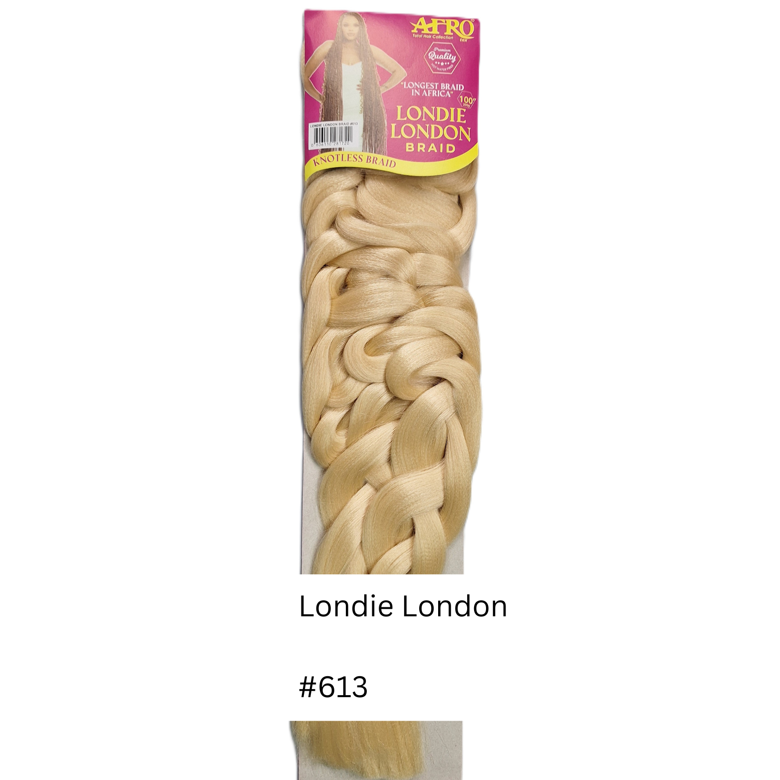 Londie London Braid 100'' | Tangle Free and Soft Touching | HO