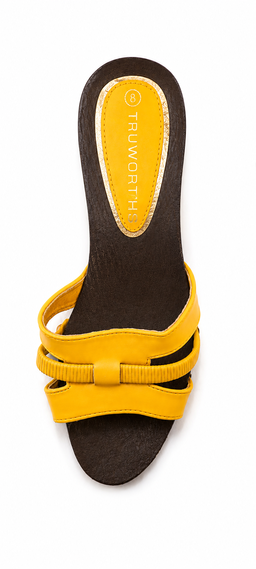 Women’s Trendy Sunshine Yellow Sandals – Stylish Double-Strap Design with Comfort Footbed