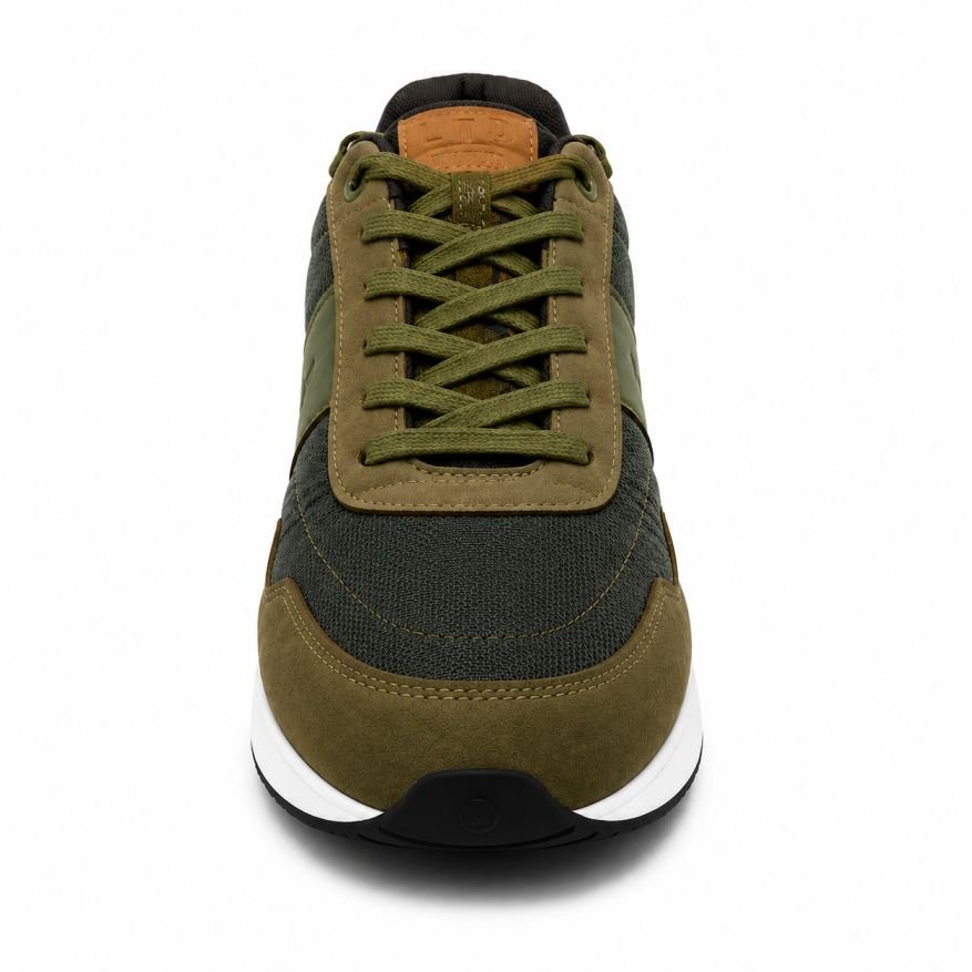 LTD Men’s Olive Green & Black Casual Sneakers