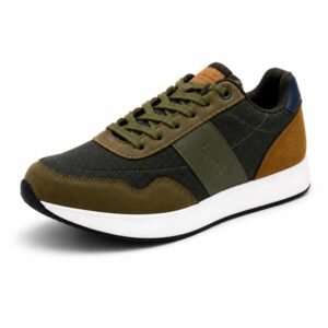 LTD Men’s Olive Green & Black Casual Sneakers